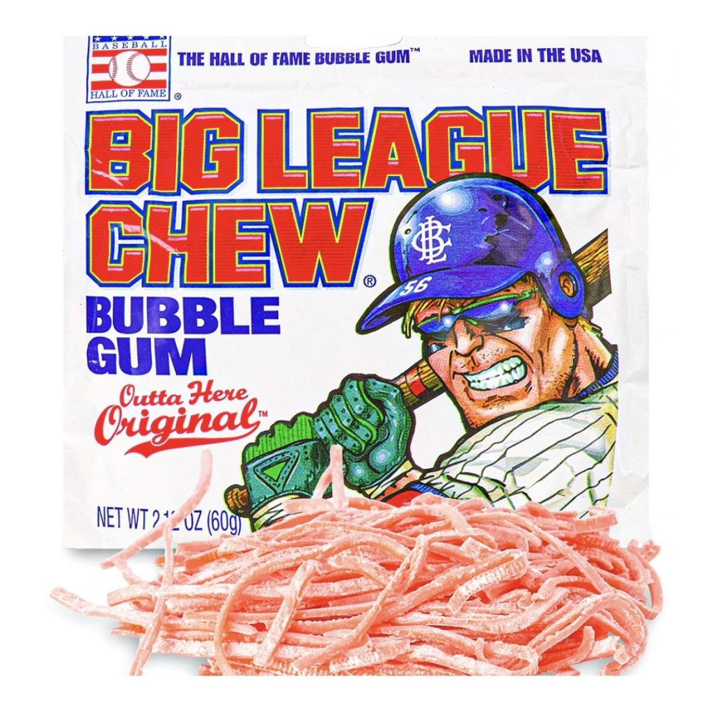 BIG LEAGUE CHEW Bubble Gum Original Boutique Q4 Big league chew bubble gum original boutique q4
