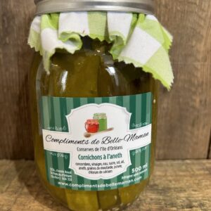 Cornichons à l’aneth 500ML