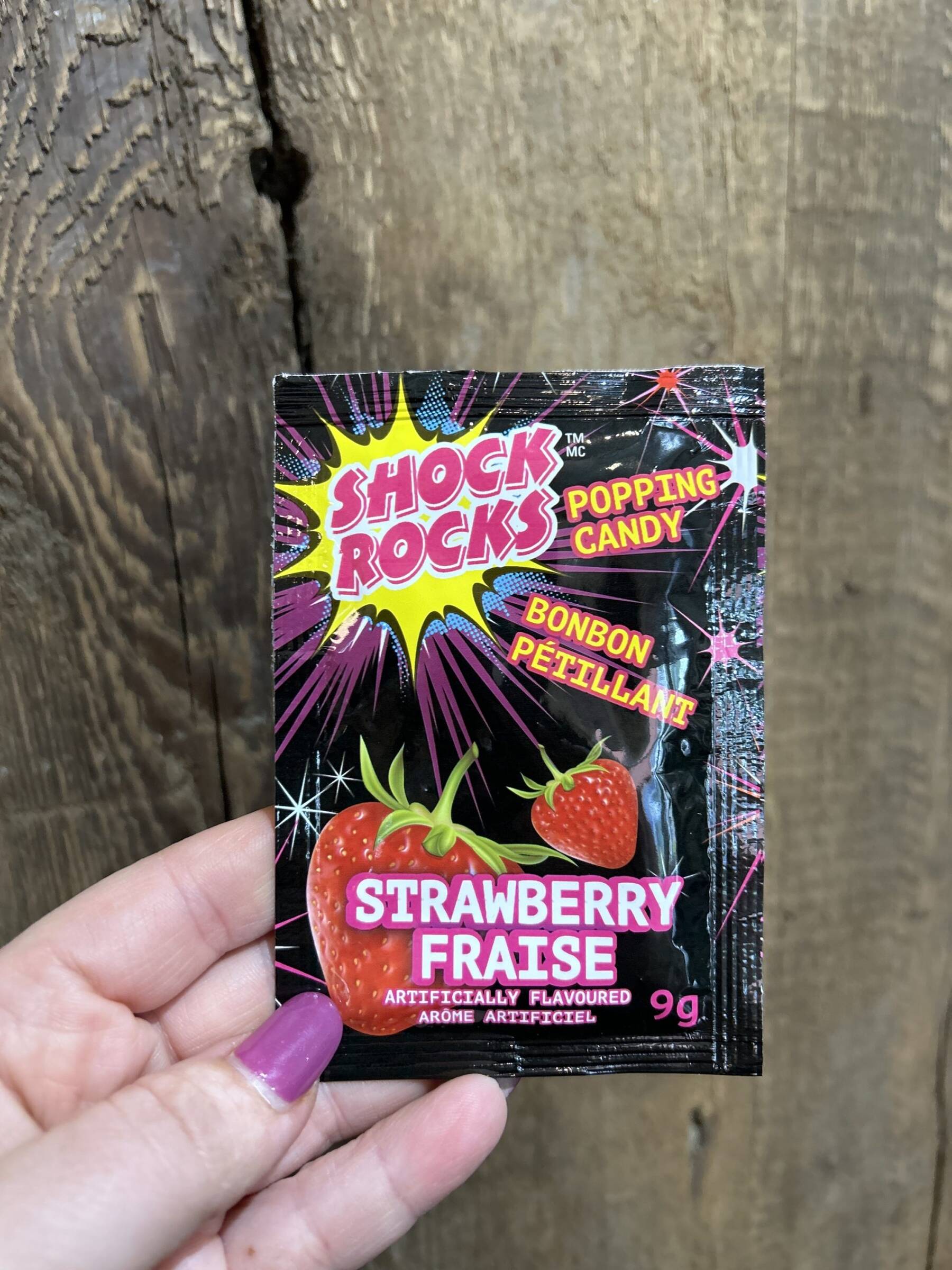 Shock rocks fraise - Boutique Q4
