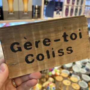 Affiche gère-toi écriture noire