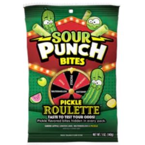 Sour Punch Bites Pickel roulette 140g