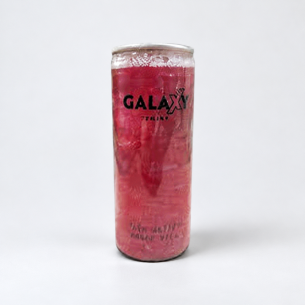 Galaxy Drink limonade rose sur fond pâle