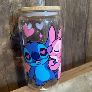 Verre en vitre de Stitch
