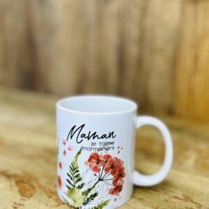 Tasse Maman je t’aime énormément
