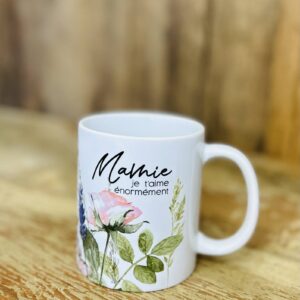 Tasse Mamie je t’aime énormément