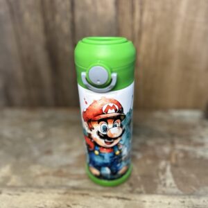 Bouteille isotherme enfant - Mario - Sur commande