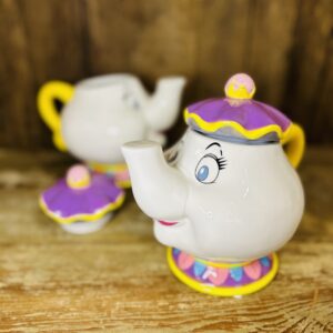 Mrs Pot Disney céramique Snack Jar petit, Madame Samovar