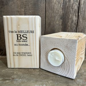 Bougeoir meilleur BS(belle-sœur)