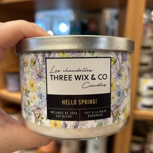 Chandelle Hello spring! 3 mèches