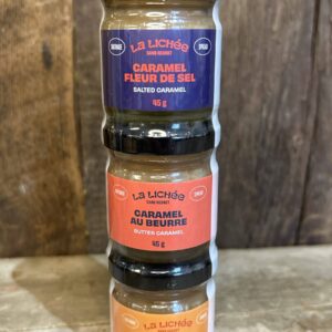 Trio pâle caramel la lichée