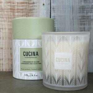 Fruits&Passion Cucina Bougie Parfumée coriandre et olivier 175g