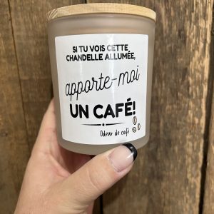 Chandelle avec message