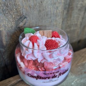 Chandelle Confiture de fraise 15oz 65h