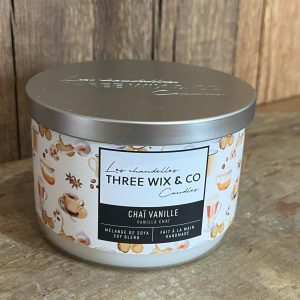 Chandelle chaï vanille 3 mèches
