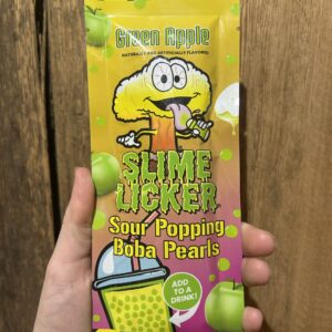 Perles de boba slime licker pomme verte