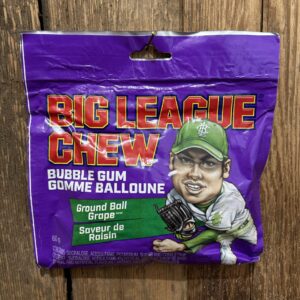 Gomme balloune Big League Chew saveur de raisin 60g