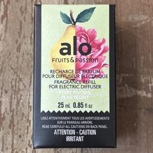 FRUIT&PASSION Alo Recharge de parfum pour diffuseur électrique Poire Pivoine 25mL