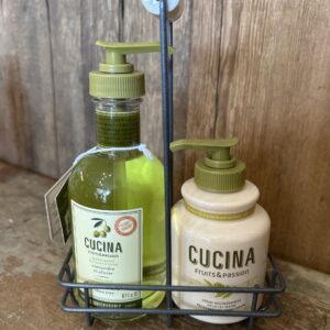 Fruits&Passion Cucina Duo de soins pour les mains Coriandre et Olivier (savon et crème régénératrice)