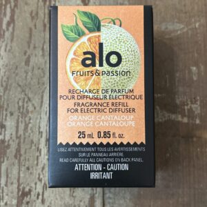 FRUIT&PASSION Alo Recharge de parfum pour diffuseur électrique  Orange Cantaloup 25mL