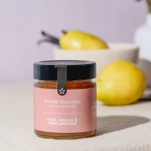 Confiture Poire, vanille & pamplemousse  -  212 ml