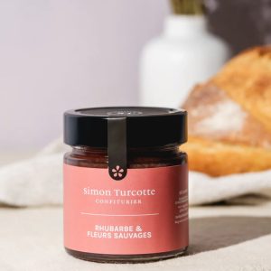 Confiture Rhubarbe et fleurs sauvages 212ml