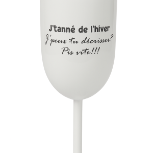 Verre à vin isotherme, j’tanné…