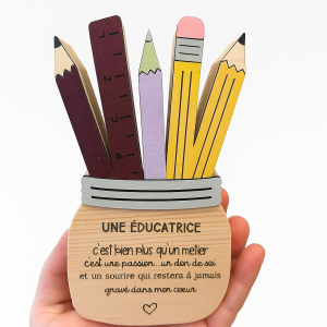 Décoration une éducatrice