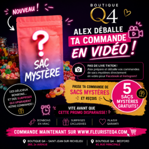 22 sacs mystères de bonbons vidéo