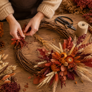 ATELIER CRÉATIF – COURONNE D’AUTOMNE
