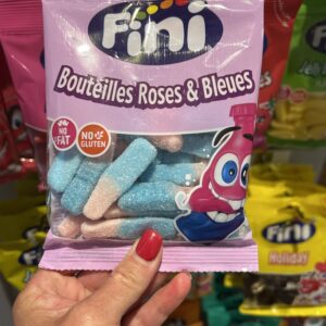 Fini Bouteilles roses et bleues