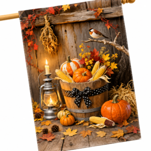 Pré-Commande, Drapeau décor d’automne