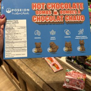 Poseidn - Bombes à chocolat chaud