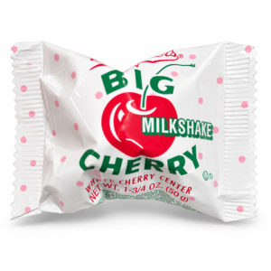 Big Cherry Milkshake sur fond blanc