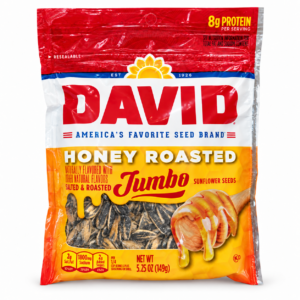 David Jumbo Honey Roasted — graines de tournesol, 149 g