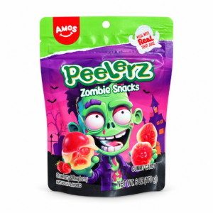 Peelerz Zombie Snacks 170 g, sachet sur fond blanc