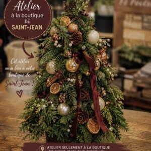 ATELIER DE NOËL – CRÉEZ VOTRE SAPIN NATUREL! Saint-Jean