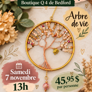 Atelier créatif arbre de vie